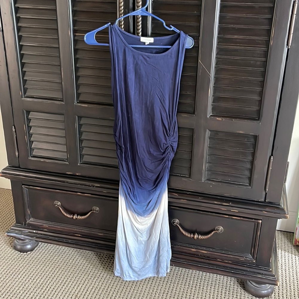 Athleta midi indigo dress